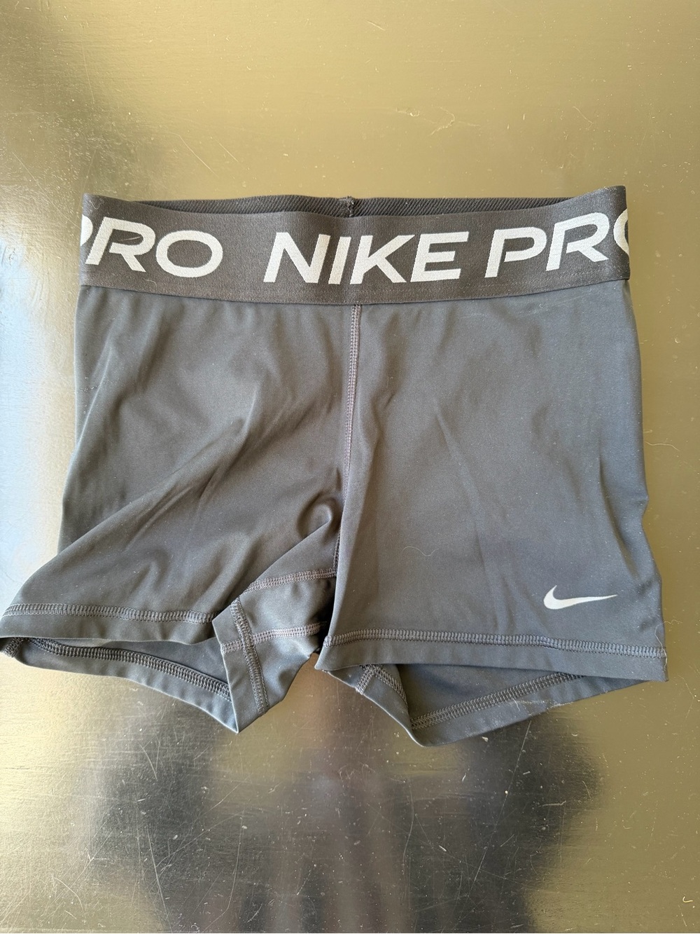 Nike Black Pro Elastic-Waist Bike Shorts